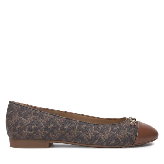 Zdjęcie produktu Baleriny MICHAEL Michael Kors Rebecca Flex Empire Monogram 40F4RBFP1B Brązowy