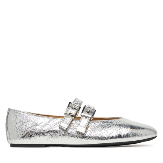 Zdjęcie produktu Baleriny MICHAEL Michael Kors Rowen Flex Ballet 40R6RWFP1M Srebrny