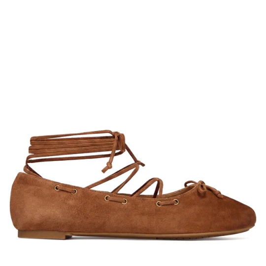 Zdjęcie produktu Baleriny MICHAEL Michael Kors Shae Flex 40S6SHFP1S Brązowy