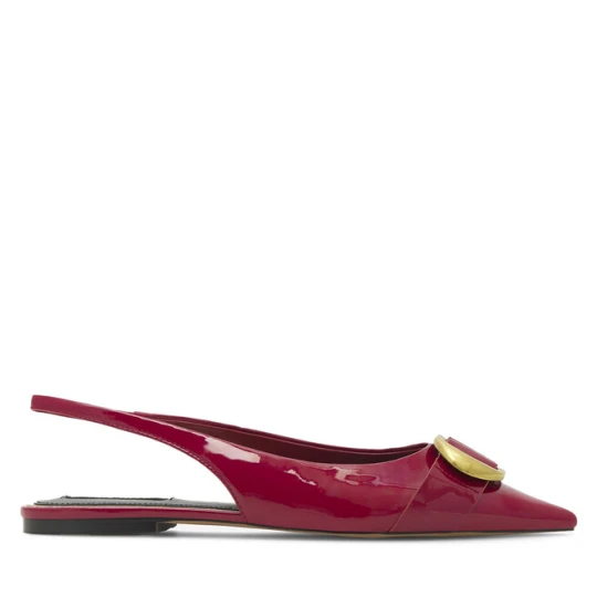 Zdjęcie produktu Baleriny Nine West WFA2551-1 Czerwony