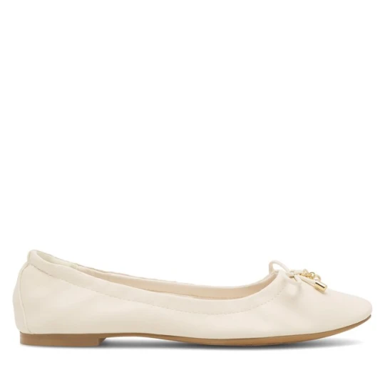 Zdjęcie produktu Baleriny Nine West WFA2617-1 Écru Kremowy
