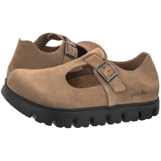 Zdjęcie produktu Baleriny Paris Pap Chunky Gray Taupe 1033057 (PP25-a) Papillio