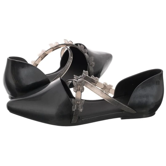 Zdjęcie produktu Baleriny Pointy Stripe Fly AD 33638 / AB955 Black (ML259-a) Melissa