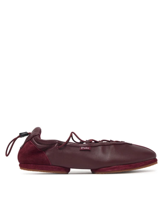Zdjęcie produktu Baleriny Polo Ralph Lauren Ballerina Sneaker 804P08221003 Bordowy