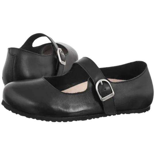 Zdjęcie produktu Baleriny Santa Clarita Black 1030709 Leather (BK383-a) Birkenstock
