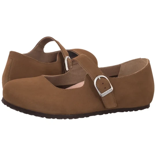 Zdjęcie produktu Baleriny Santa Clarita Dark Tea 1032676 Nubuck (BK399-a) Birkenstock
