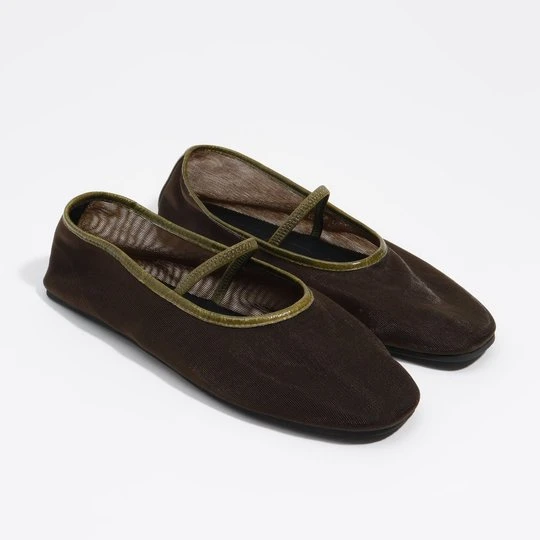 Zdjęcie produktu Baleriny siateczka ciemnozielone BIMBA Y LOLA DARK GREEN