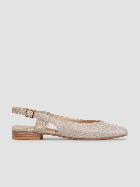 Zdjęcie produktu Baleriny Slingback z klamrą na szpilce s.Oliver beżowy