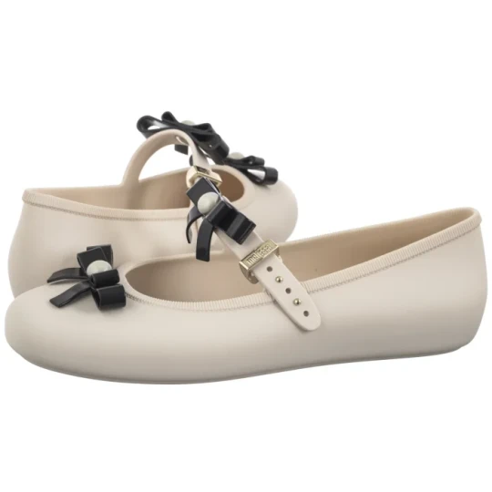 Zdjęcie produktu Baleriny Soft Ballerina Bow AD 35971/BE620 Beige/Black (ML339-a) Melissa