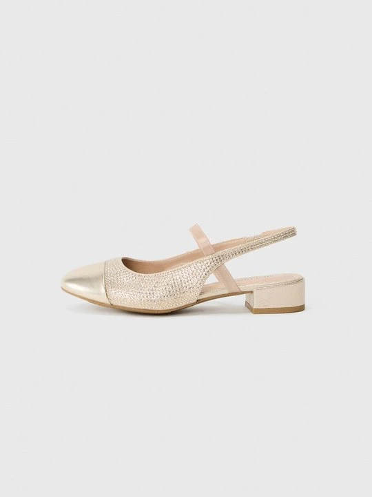 Zdjęcie produktu Baleriny z odkrytą piętą Steve Madden beżowy