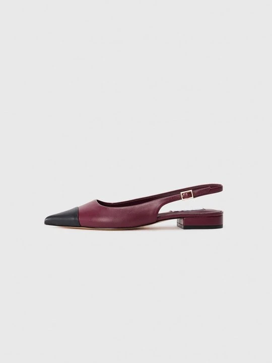 Zdjęcie produktu Baleriny z odkrytą piętą Steve Madden czarny