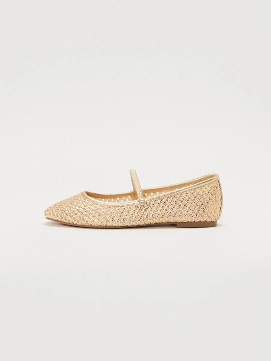 Zdjęcie produktu Klasyczne baleriny Steve Madden złoty