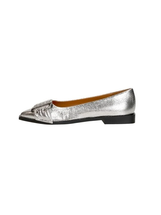 Zdjęcie produktu Klasyczne baleriny Steve Madden srebrny