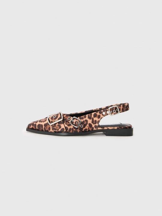 Zdjęcie produktu Baleriny z odkrytą piętą Steve Madden brązowy