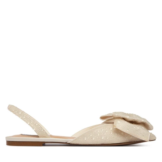 Zdjęcie produktu Baleriny Steve Madden Cardi 11005136 Écru Kremowy