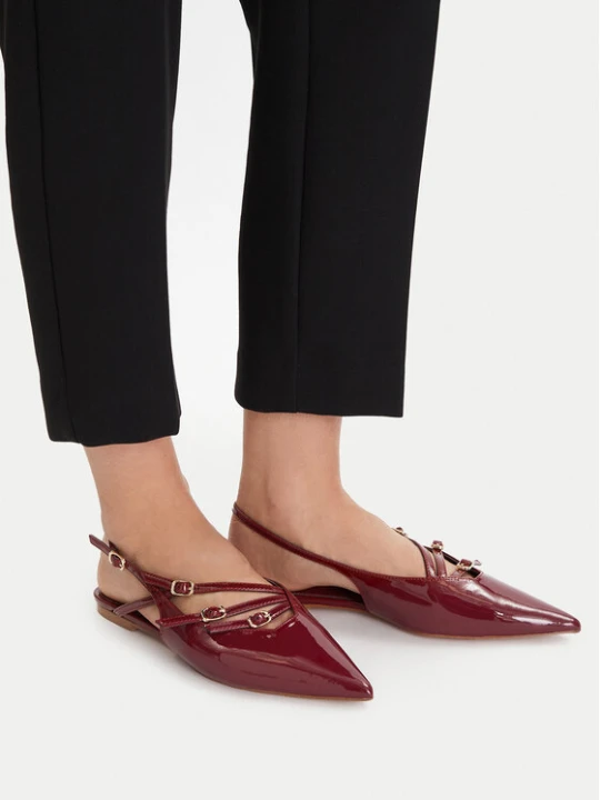 Zdjęcie produktu Baleriny Steve Madden Cianna SM11003709 Bordowy