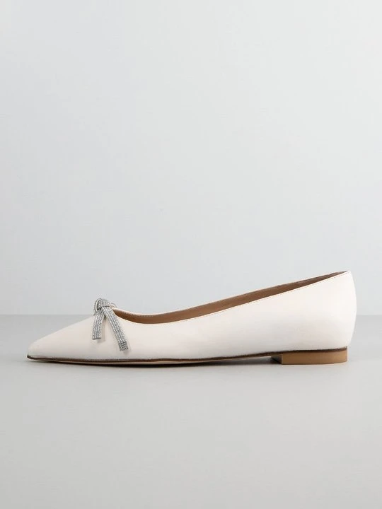 Zdjęcie produktu Klasyczne baleriny Stuart Weitzman mleczny