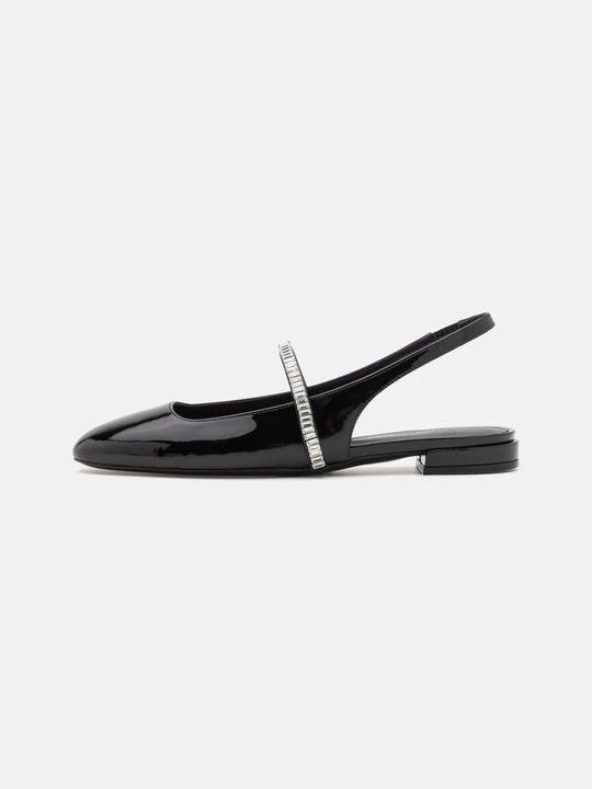 Zdjęcie produktu Baleriny z odkrytą piętą Stuart Weitzman czarny