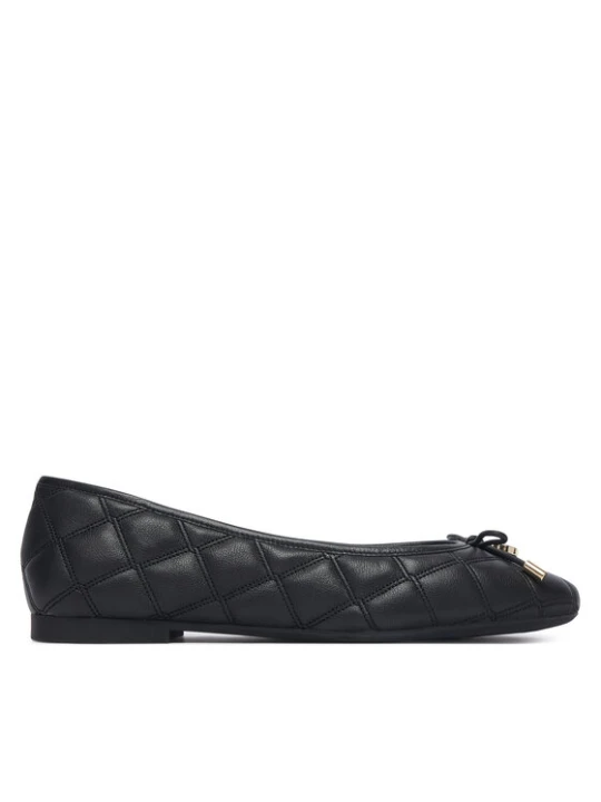 Zdjęcie produktu Baleriny Tommy Hilfiger Charm Quilted Ballerina FW0FW09503 Czarny