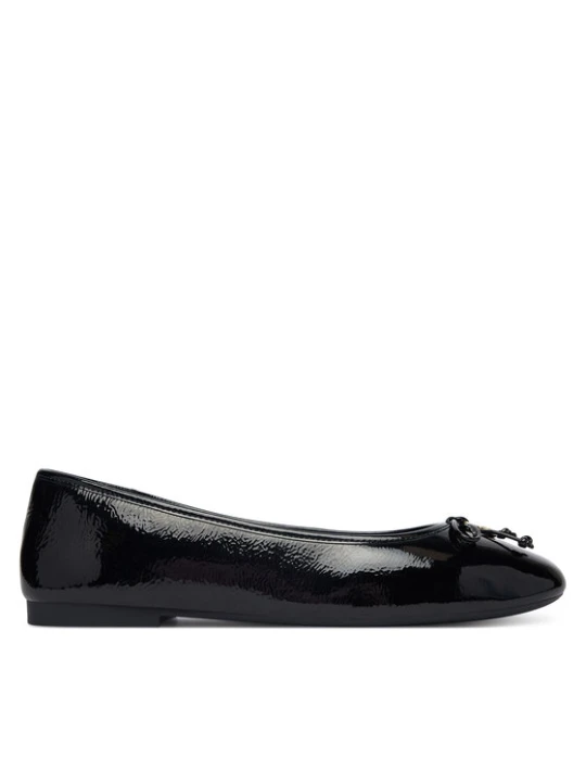 Zdjęcie produktu Baleriny Tommy Hilfiger Hilifger Patent Ballet FW0FW09005 Czarny