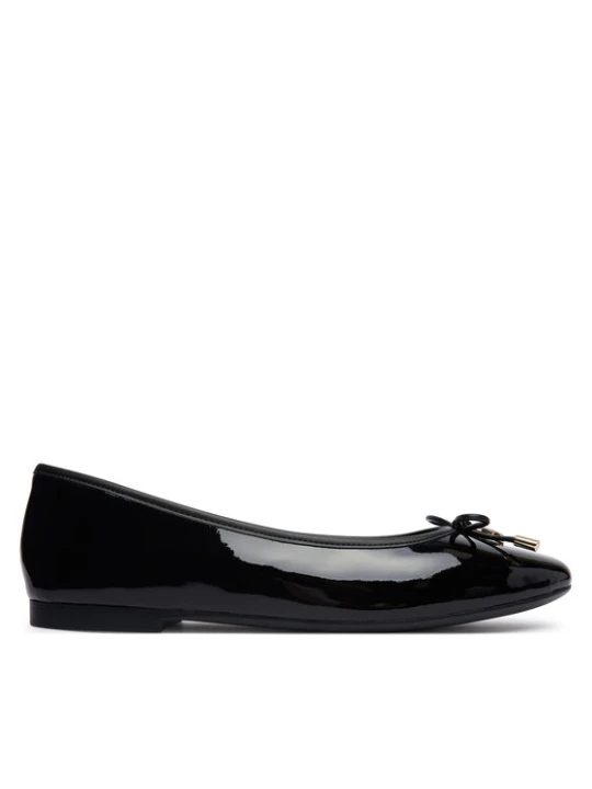 Zdjęcie produktu Baleriny Tommy Hilfiger Th Charm Patent Ballerina FW0FW09481 Czarny