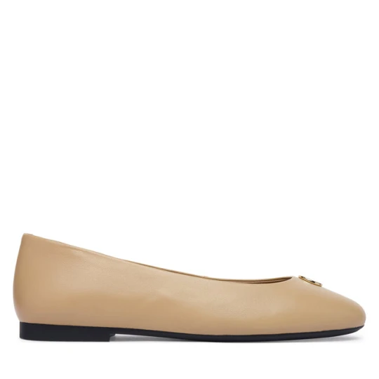 Zdjęcie produktu Baleriny Tommy Hilfiger Th Plate FW0FW09374 Beżowy
