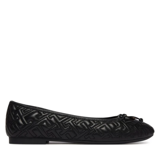 Zdjęcie produktu Baleriny Tommy Hilfiger Th Quilted Ballerina FW0FW09264 Czarny