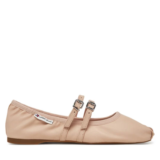 Zdjęcie produktu Baleriny Tommy Jeans Ballerina EN0EN02720 Różowy