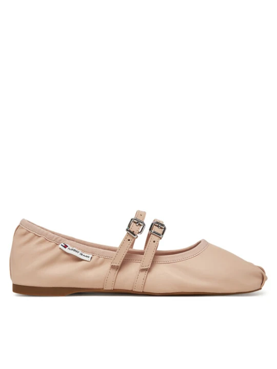 Zdjęcie produktu Baleriny Tommy Jeans Ballerina EN0EN02720 Różowy