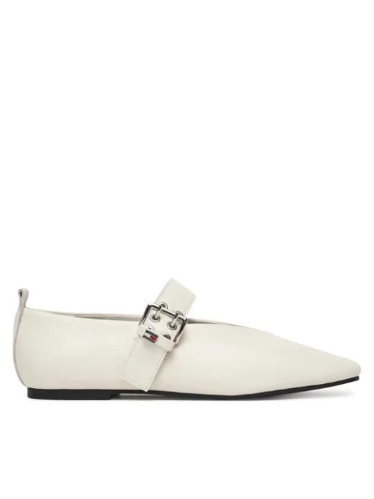 Zdjęcie produktu Baleriny Tommy Jeans Tjw Ballerina Buckle EN0EN03019 Biały