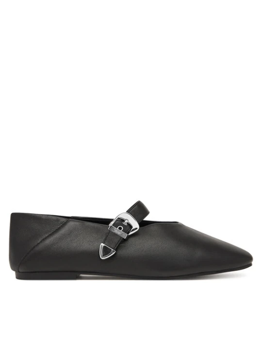 Zdjęcie produktu Baleriny Tommy Jeans Tjw Ballerina Nappa Leather EN0EN03043 Czarny