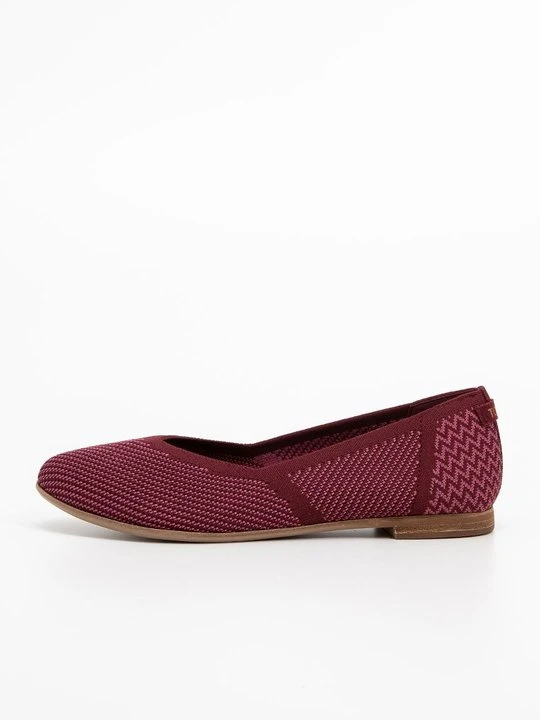Zdjęcie produktu Klasyczne baleriny Toms ciemnoczerwony