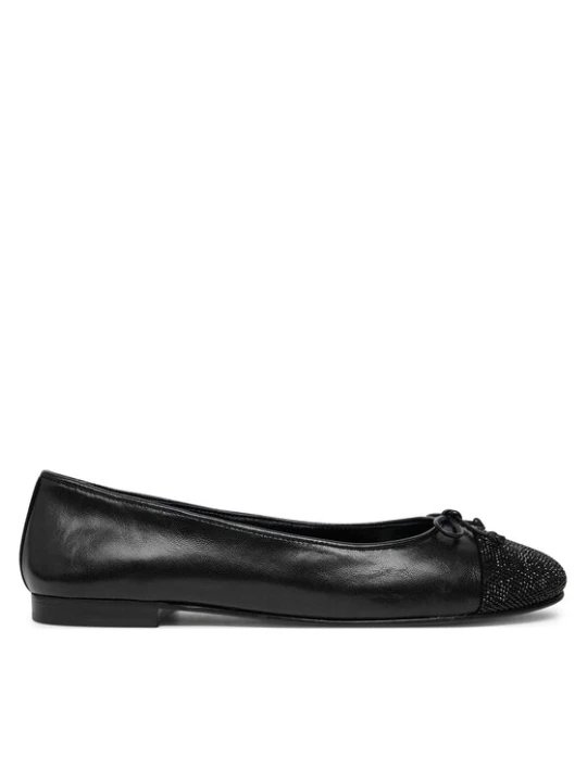 Zdjęcie produktu Baleriny Tory Burch Cap-Toe Pave Ballet 166214 Czarny