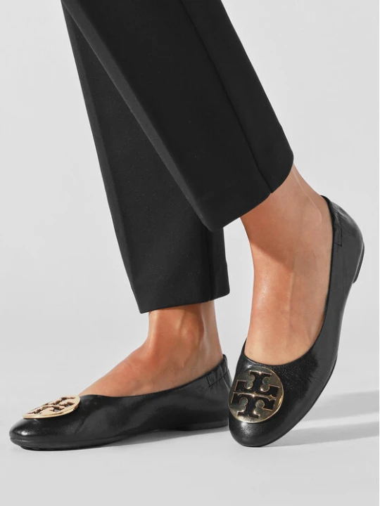 Zdjęcie produktu Baleriny Tory Burch Claire Ballet 147379 Czarny