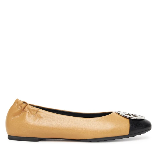 Zdjęcie produktu Baleriny Tory Burch Claire Cap-Toe Ballet 156309 Beżowy