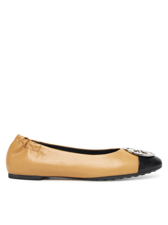 Zdjęcie produktu Baleriny Tory Burch Claire Cap-Toe Ballet 156309 Beżowy