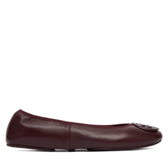 Zdjęcie produktu Baleriny Tory Burch Reva 174536 Bordowy