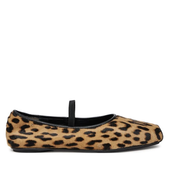 Zdjęcie produktu Baleriny Tory Burch Runway Ballet 165476 Brązowy