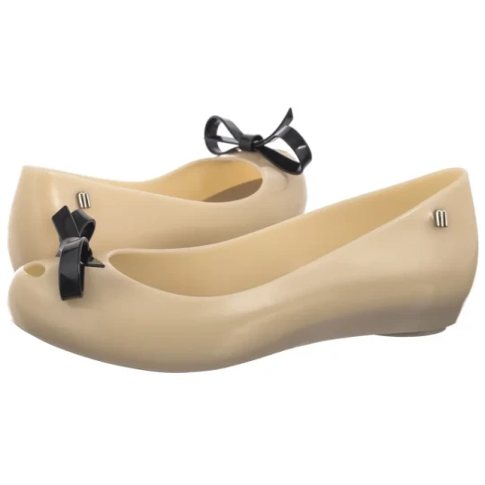 Zdjęcie produktu Baleriny Ultragirl Bow III AD 33891 / AM782 Beige / Black (ML326-b) Melissa