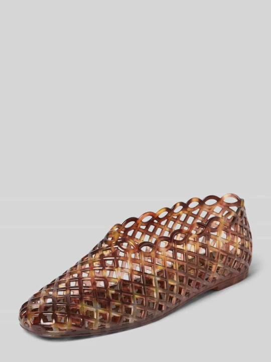 Zdjęcie produktu Baleriny z gładką podeszwą model 'Grove2.0' Steve Madden Koniakowy