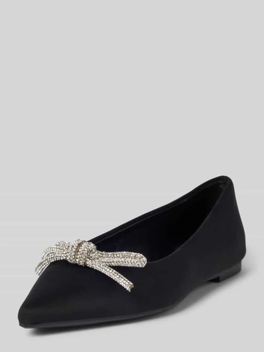 Zdjęcie produktu Baleriny z obszyciem kamieniami stras model ‘ELINA’ Steve Madden Czarny