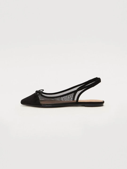 Zdjęcie produktu Baleriny z odkrytą piętą Anna Field By Zalando czarny