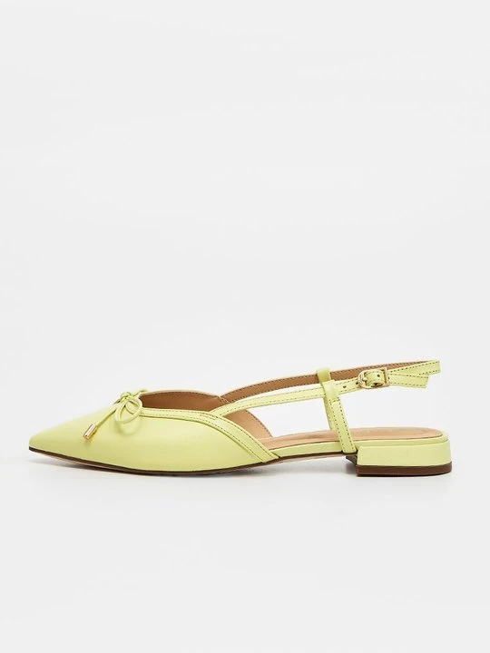 Zdjęcie produktu Baleriny z odkrytą piętą Clarks żółty