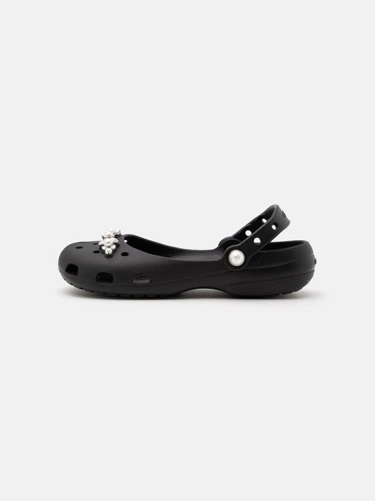 Zdjęcie produktu Baleriny z odkrytą piętą Crocs czarny