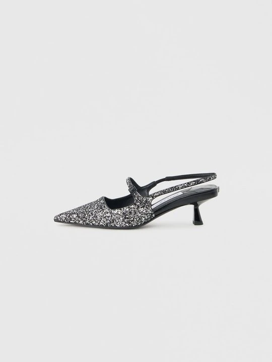 Zdjęcie produktu Baleriny z odkrytą piętą Jimmy Choo czarny