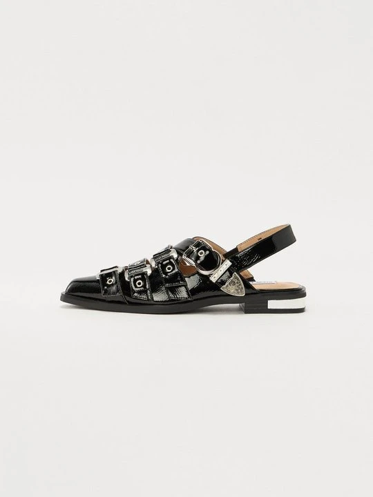 Zdjęcie produktu Baleriny z odkrytą piętą Steve Madden czarny