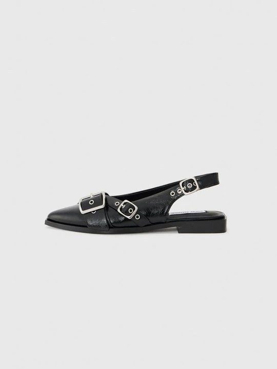 Zdjęcie produktu Baleriny z odkrytą piętą Steve Madden czarny