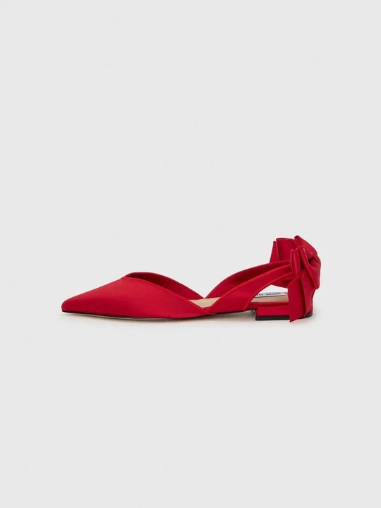 Zdjęcie produktu Baleriny z odkrytą piętą Steve Madden czerwony