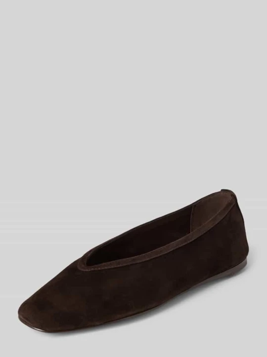 Zdjęcie produktu Baleriny z ozdobnym szwem model ‘Leni’ Steve Madden Ciemnobrązowy