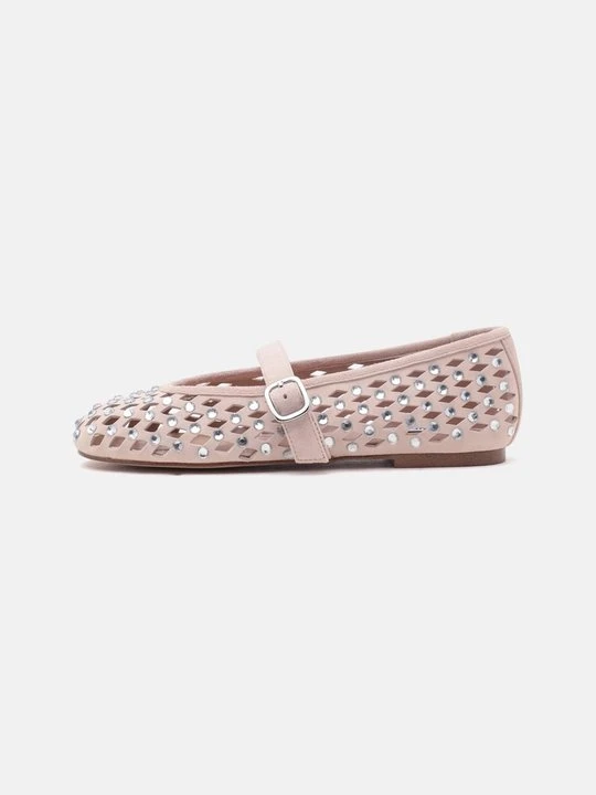 Zdjęcie produktu Baleriny z paskiem wokół kostki Steve Madden różowy